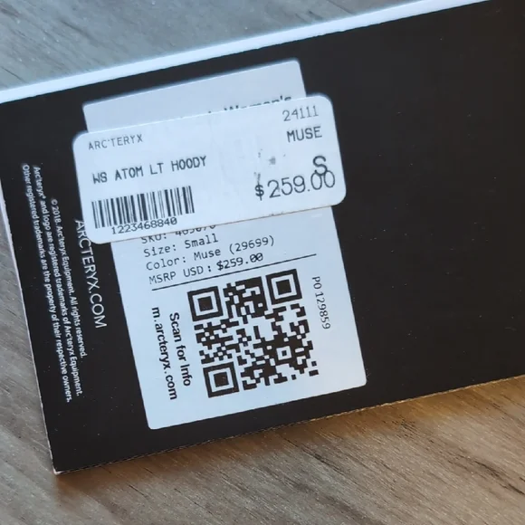 Arc'teryx Women's Atom Forest Green Ski Jacket Hoody - Picture 2 of 5